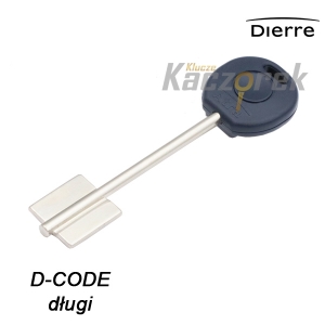 Zasuwowy 050 - Dierre D-CODE długi - klucz surowy